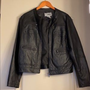 Faux Leather Jacket